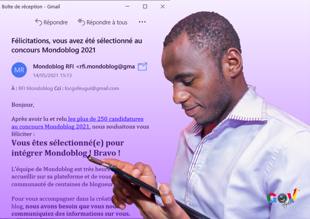 Article : Sidoine Feugui, blogueur chez Mondoblog ! Waouh ! Quel honneur !