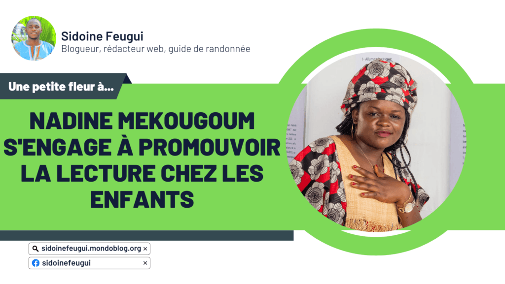 Article : Nadine Mekougoum s&rsquo;engage à promouvoir la lecture chez les enfants