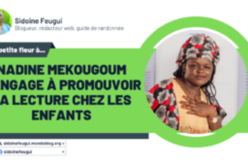 Article : Nadine Mekougoum s’engage à promouvoir la lecture chez les enfants