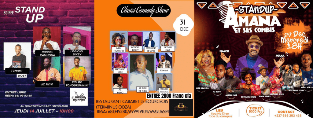 Lionel Bikey est un habitué des One Man Show