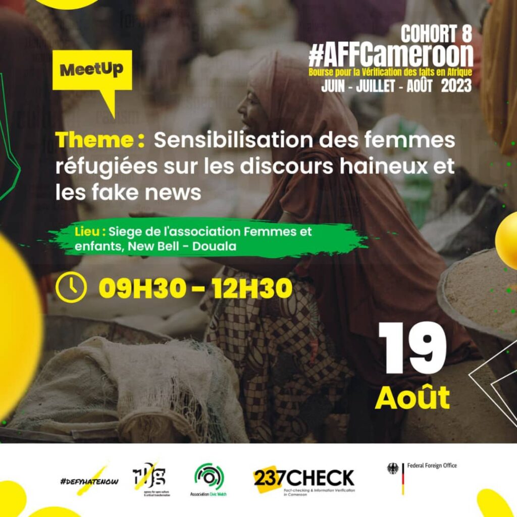 AFF Cameroon Non aux discours de haine  