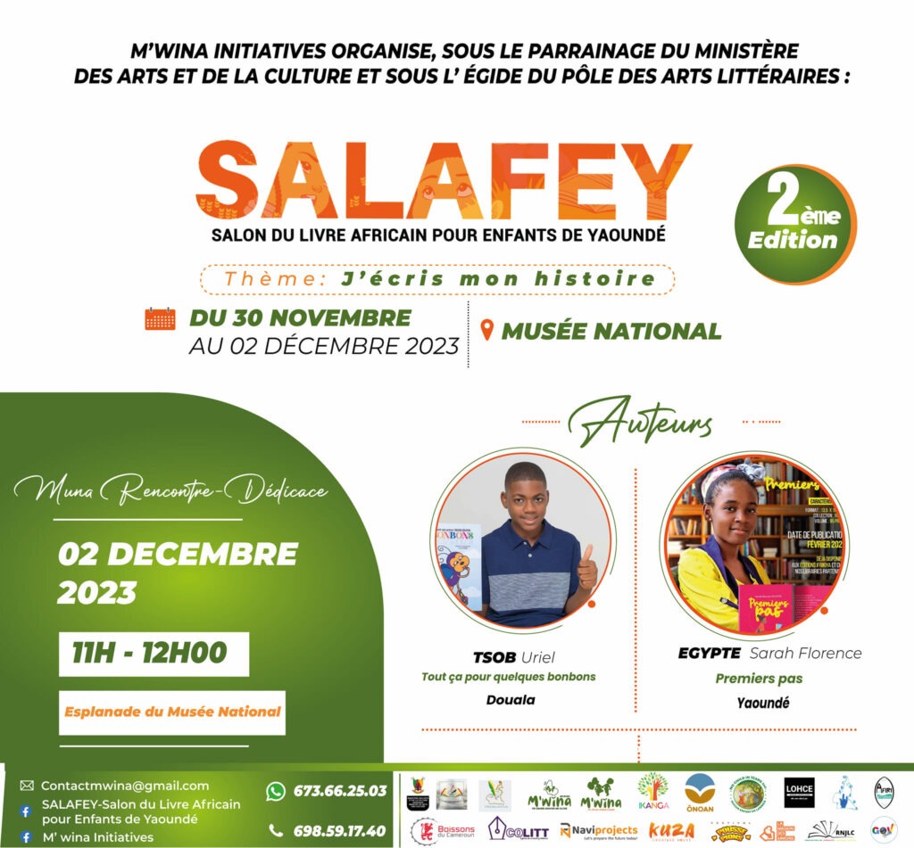 Salon du livre africain pour enfants de Yaoundé-SALAFEY. Crédit : SALAFEY