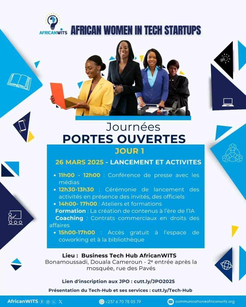 Journée portes ouvertes _ African Women In Tech StartUp - AfricanWits