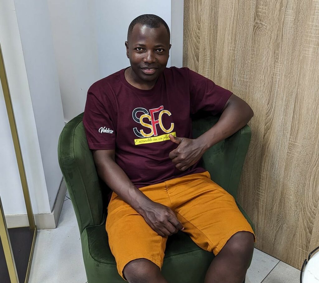 André Valdèse Jiokeng, président fondateur de l’association Solidarité Sans Frontières Cameroun (SSFC) 