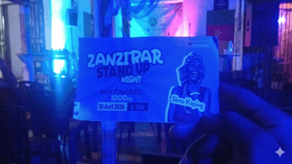 Article : Zanzibar Stand UP night : pourquoi être femme a tout changé pour Simo Kaping